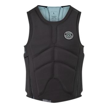 Fekete NeilPryde Combat Foil Impact oldalt cipzáras neoprén védőmellény wingfoilinghoz és vízi sportokhoz