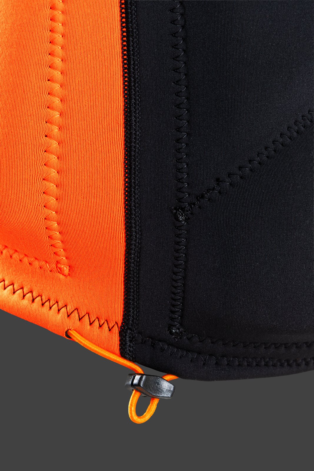 Combat Youth Foil Impact FZ 2026 gyermek ütésvédő mellény részlete narancs-fekete színben