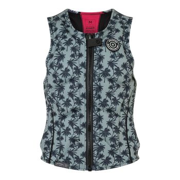 NeilPryde Storm Foil Impact FZ 2026 pálmafás mintázatú elöl cipzáras védőmellény wingfoilinghoz és vízi sportokhoz