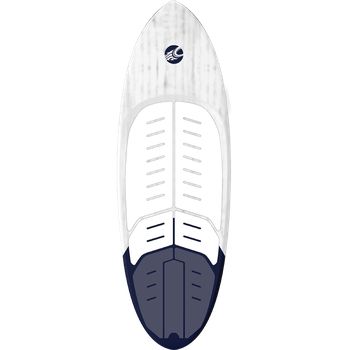 Cabrinha Bump PRO 2025 prone foil deszka felülnézete mélyített deck kialakítással és csúszásgátló EVA paddal