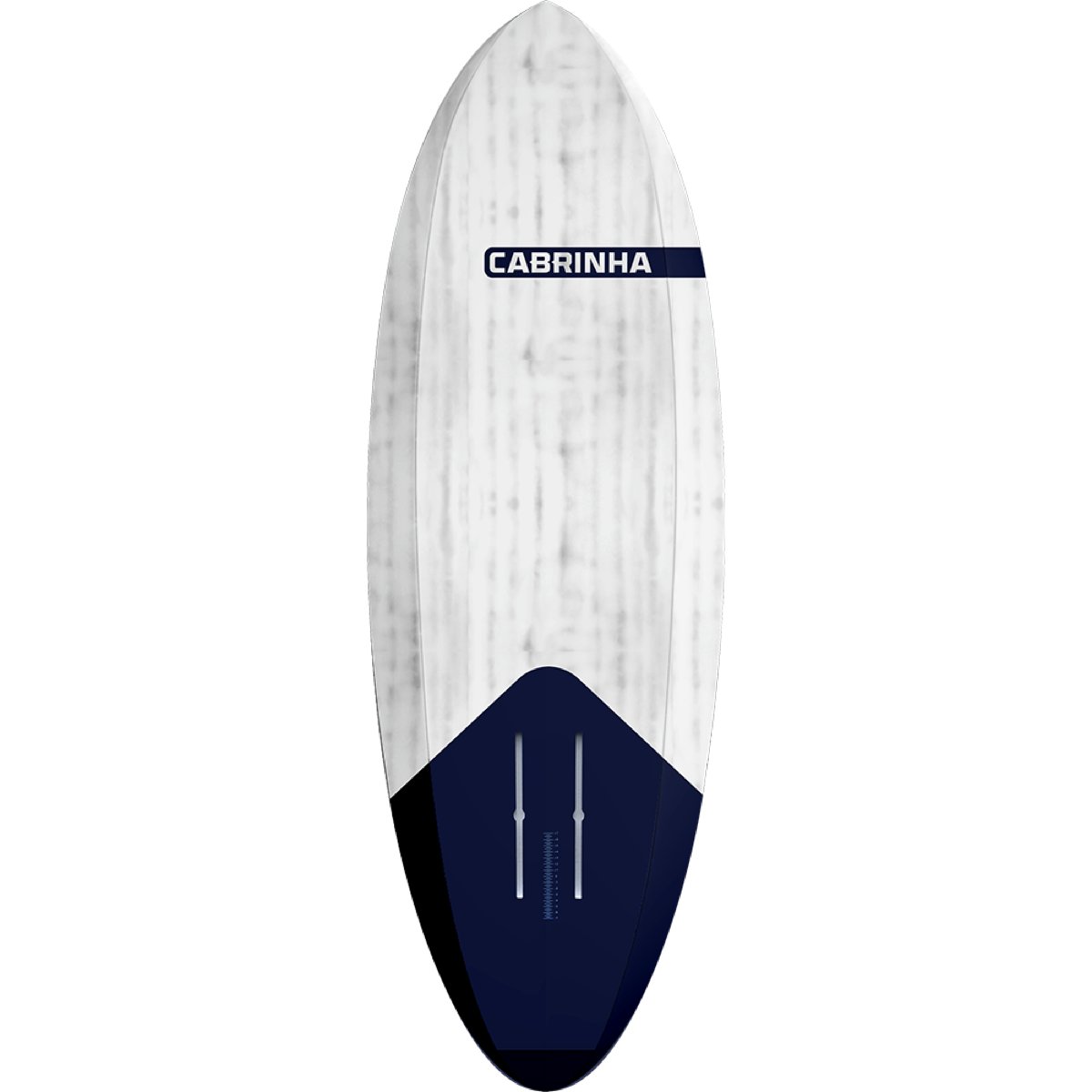 Cabrinha Bump PRO 2025 prone foil deszka alulnézet, Carbonlite technológiával és állítható foil rögzítéssel