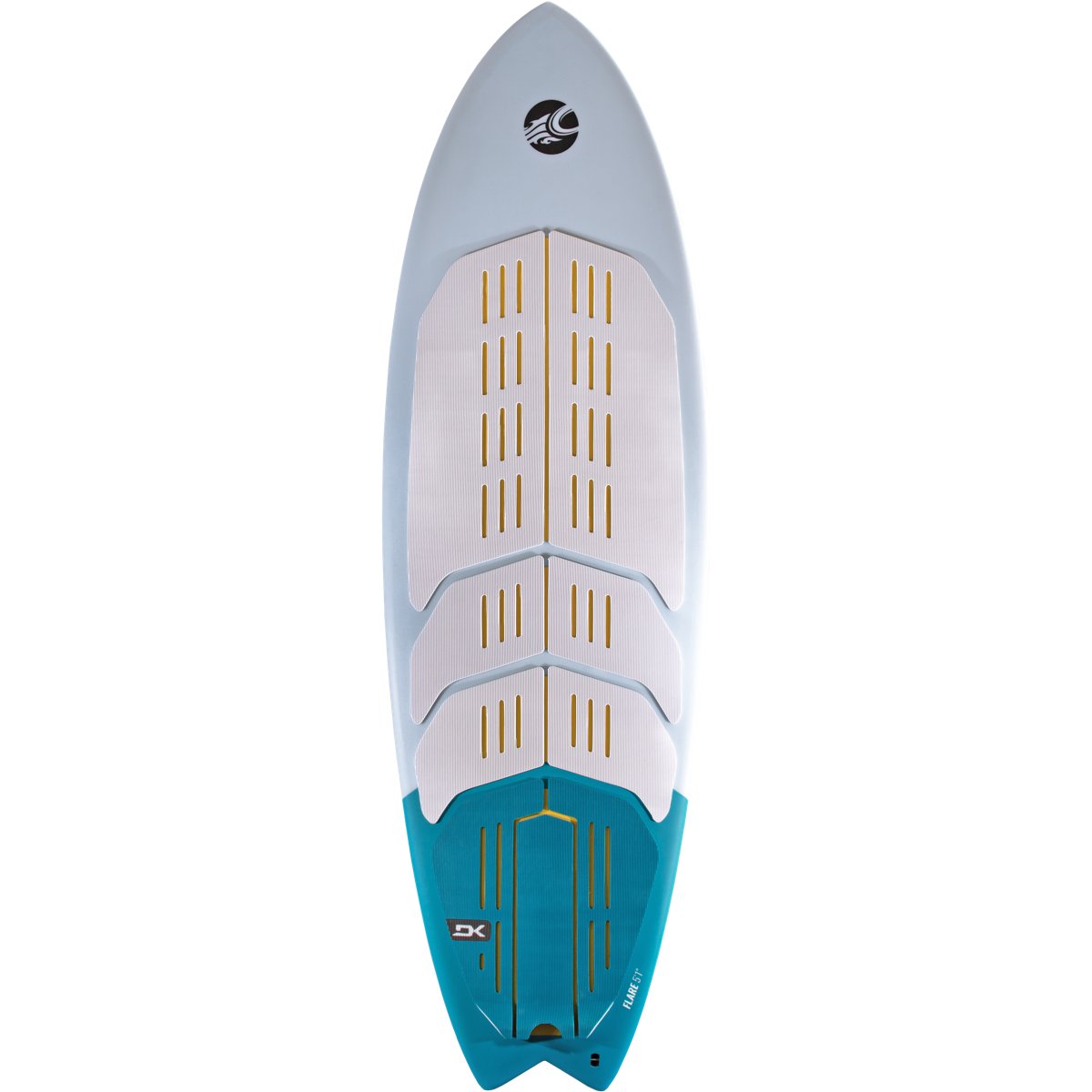 Cabrinha Flare 2025 strapless crossover surfdeszka teljes Dakine EVA deck paddel és fish tail kialakítással