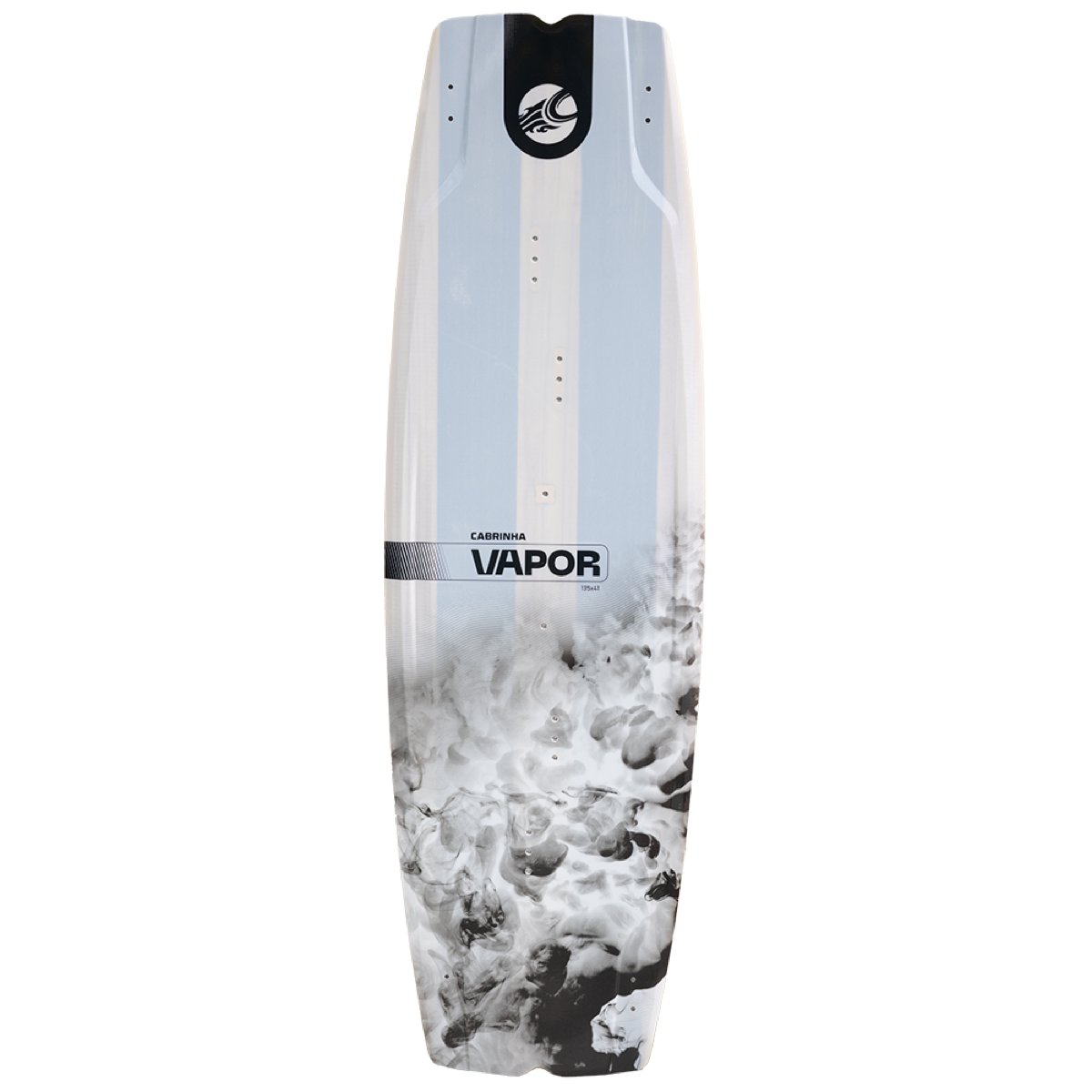 Cabrinha Vapor 2025 big-air és freestyle kiteboard felülnézetből, Paulownia famagos szerkezettel