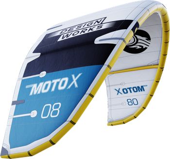 Cabrinha Moto X Design Works 2025 teljesítményközpontú freeride és big air kite ernyő