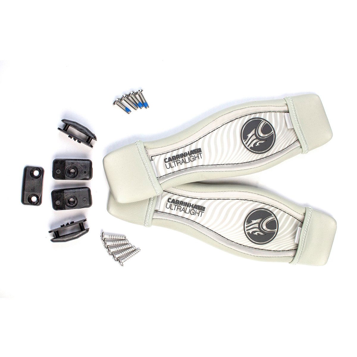 Cabrinha Ultralight Strap 2025 szett két darab lábpánttal, rögzítőelemekkel és csavarokkal kitesurf és wingfoil deszkákhoz