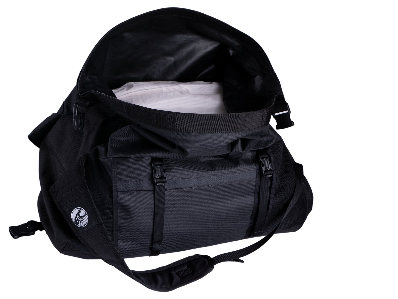 Cabrinha Universal Kite Bag 2025 fekete kite hátizsák nyitott tárolórekesszel