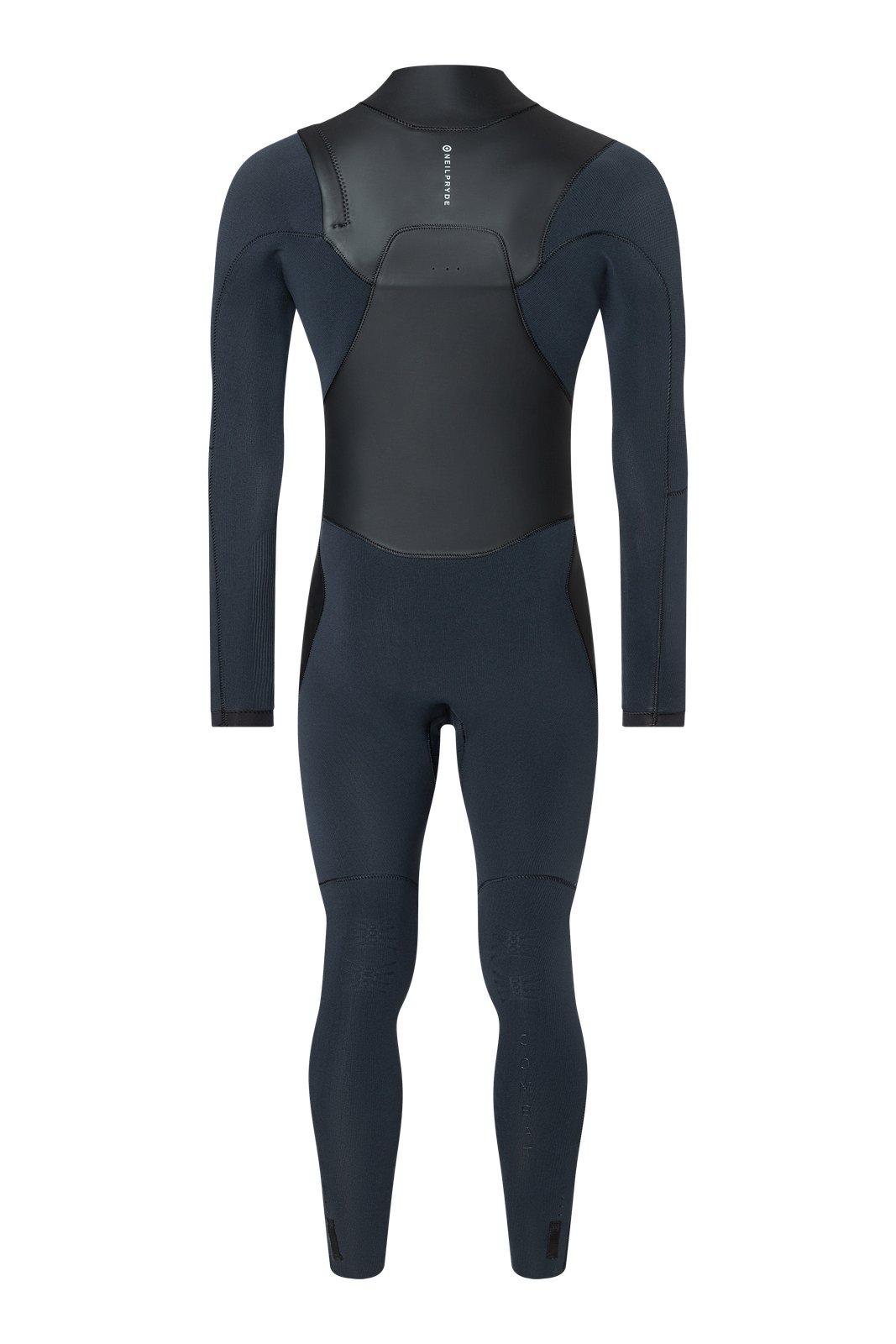 NeilPryde Combat 5/4 GBS Front Zip neoprén ruha hátulról, G3 Armor Skin technológiával a hideg vizekre