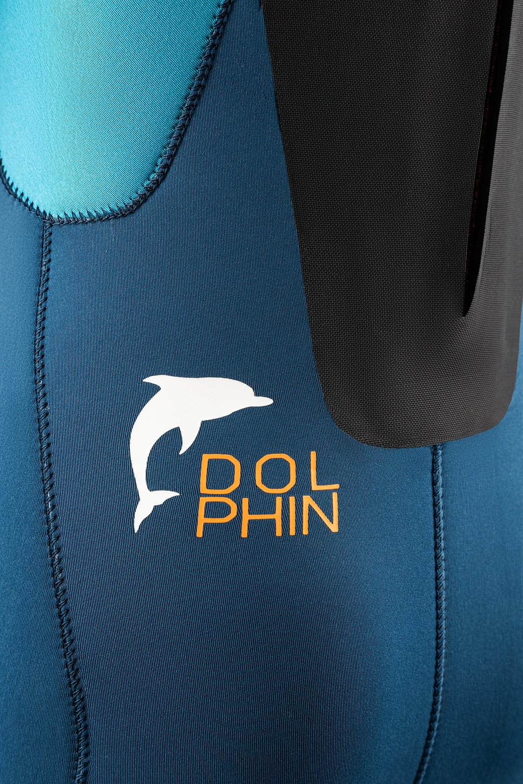 Dolphin Youth GBS 5/4 BZ gyerek neoprén ruha hátul cipzáras technológiai részlete