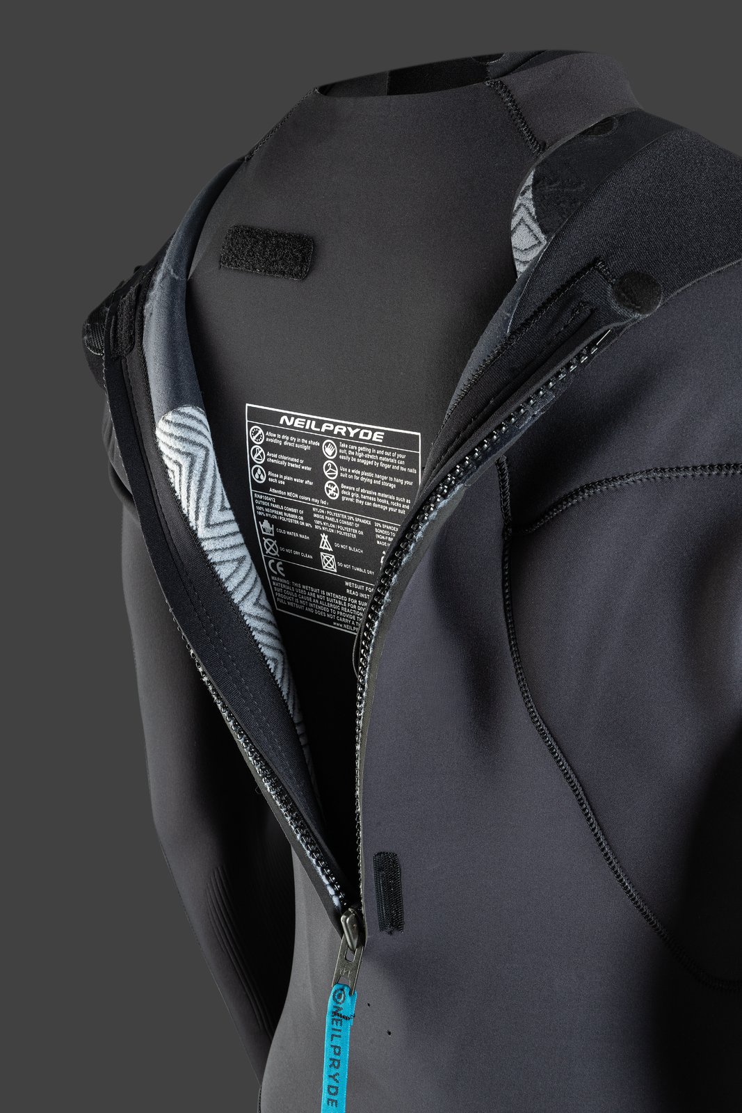 NeilPryde Mission 5/4 Fullsuit GBS 2026 szörfös neoprén ruha hátul cipzáras E3 Entry belépőrendszerrel