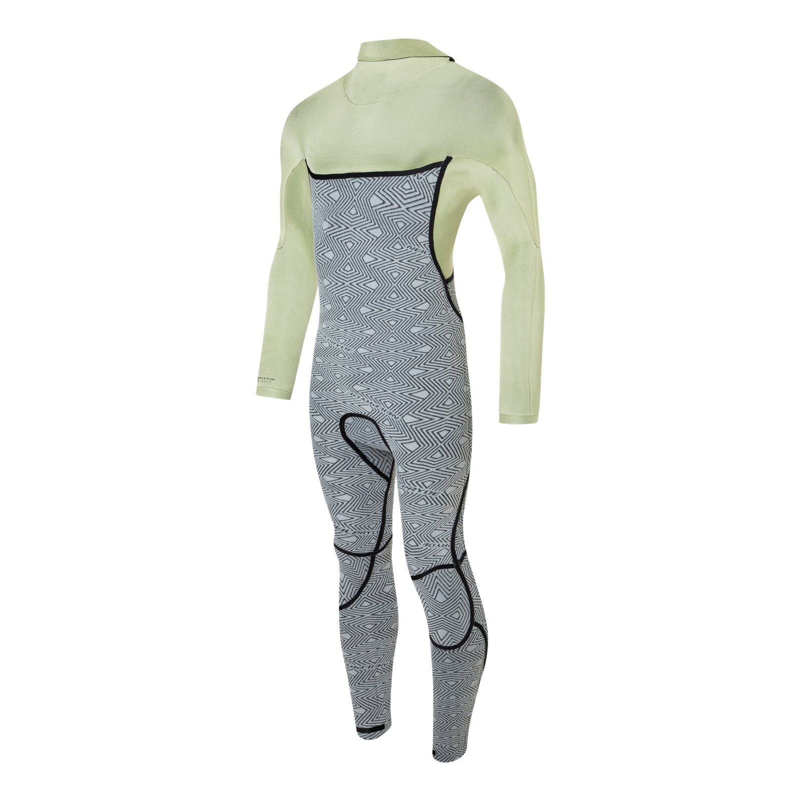 Mission Eco 5/4-es hátul cipzáras szörfruha fenntartható Terraprene anyagból, Tech Zag hőszigeteléssel