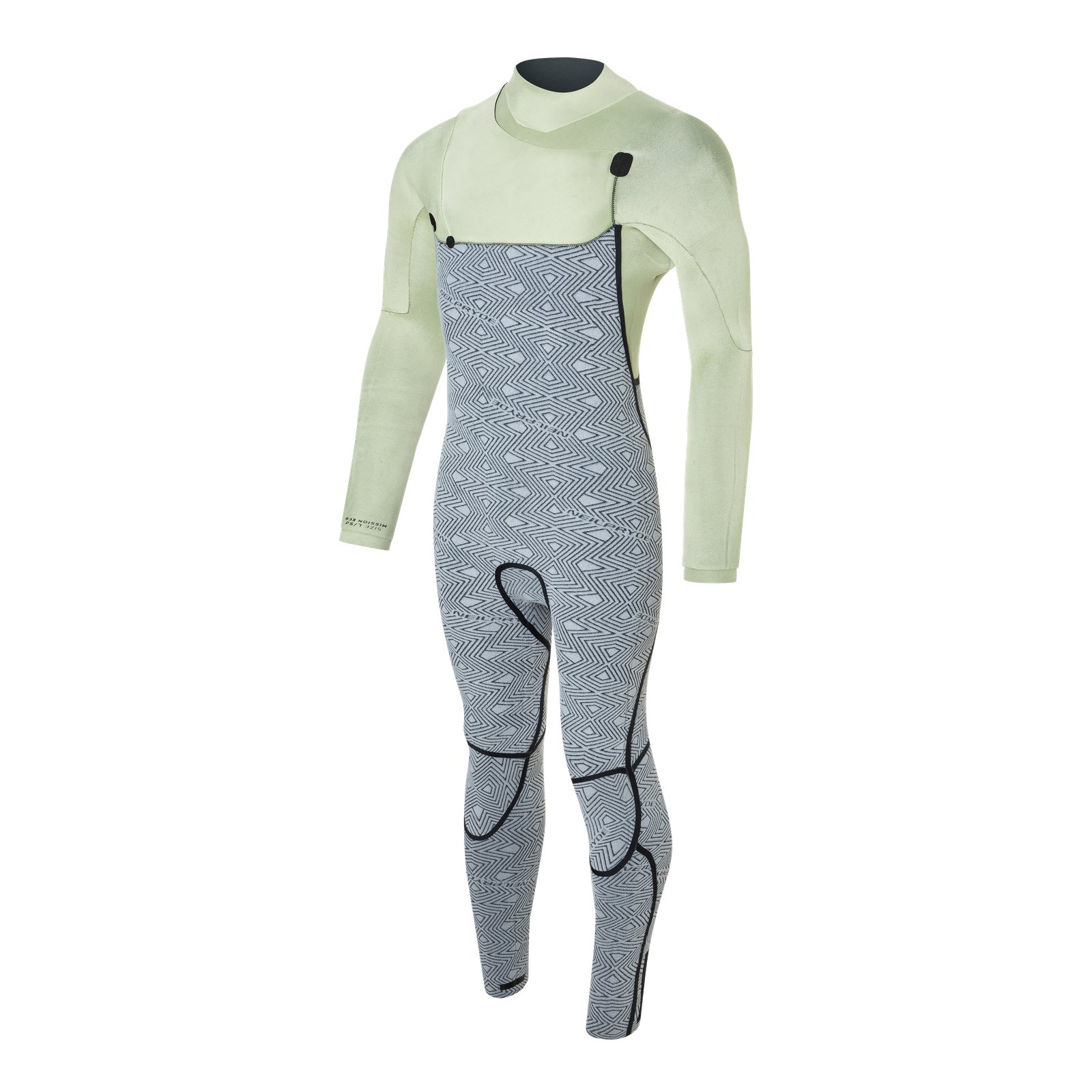 Mission Eco 5/4 elöl cipzáras szörfruha hosszú szárú kivitelben, Terraprene anyagból készült fenntartható technikai viselet hideg vízre