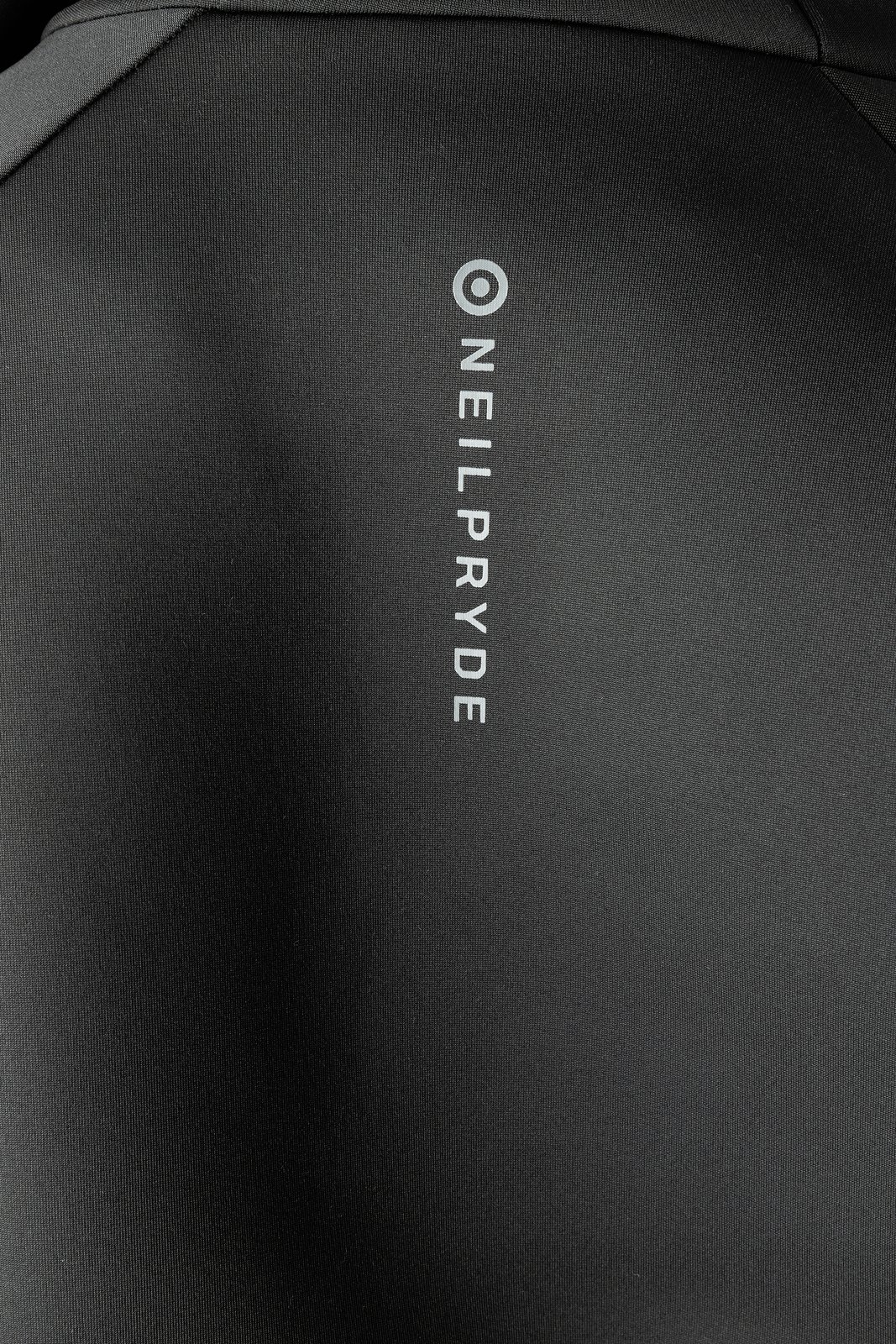 NeilPryde Neo Hoodie 2026 fekete neoprén kapucnis felső technikai részlete logóval