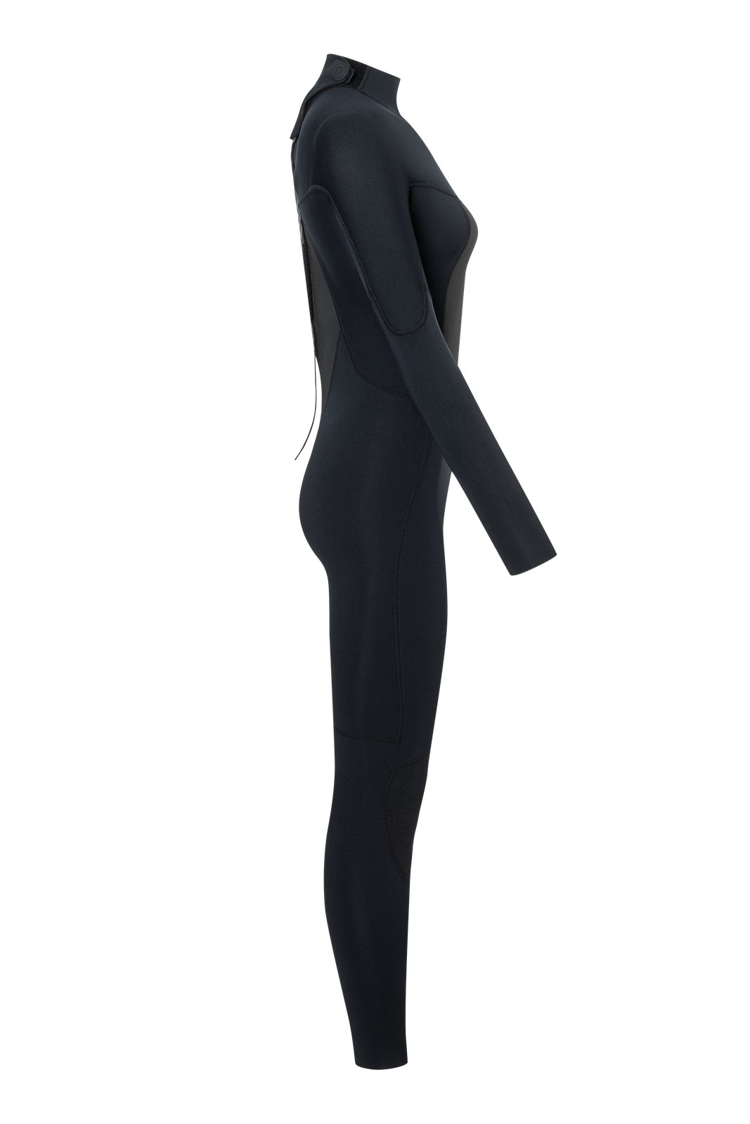 NP Nexus 3/2 BZ 2025 női neoprén ruha oldalsó nézetben, fekete színben