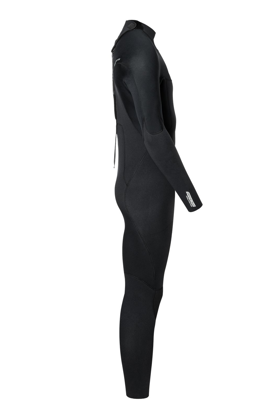 Rental 5/4/3 BZ 2026 hátul cipzáras hosszú neoprén ruha oldalról