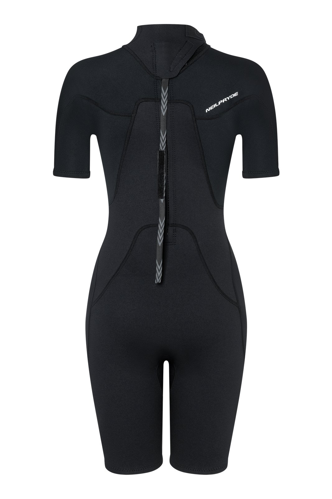 Fekete színű, hátul cipzáras NeilPryde Rental Shorty 2/2 mm-es neoprén ruha