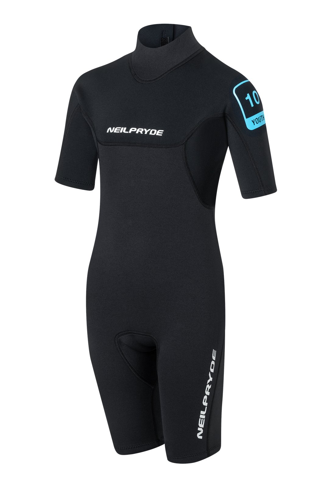 NeilPryde Rental YTH 2/2 mm-es rövid ujjú és rövid szárú gyermek szörfruha fekete színben