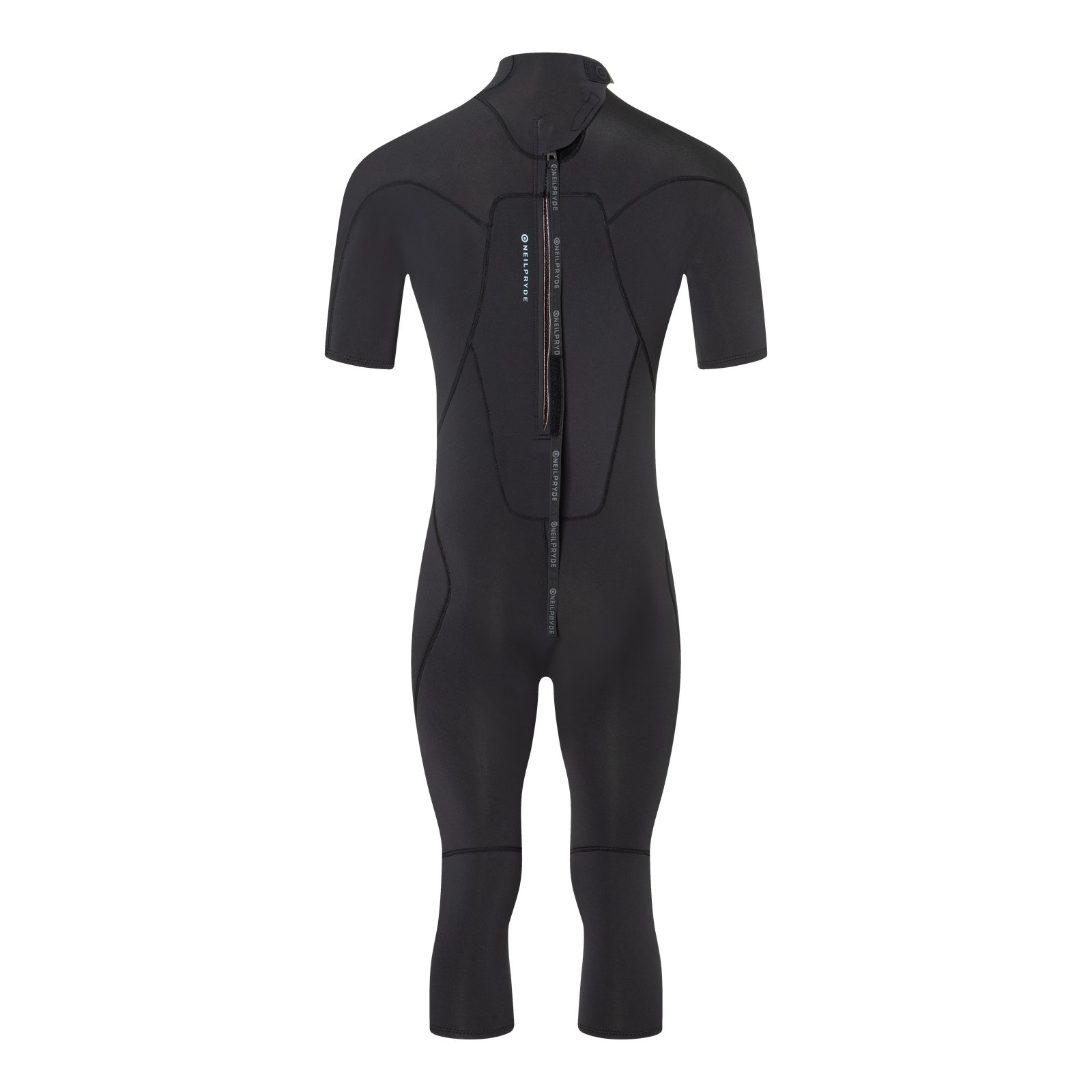 NeilPryde Rise 3/2 Overknee rövid ujjú neoprén ruha hátsó cipzáras kialakítással, fekete színben