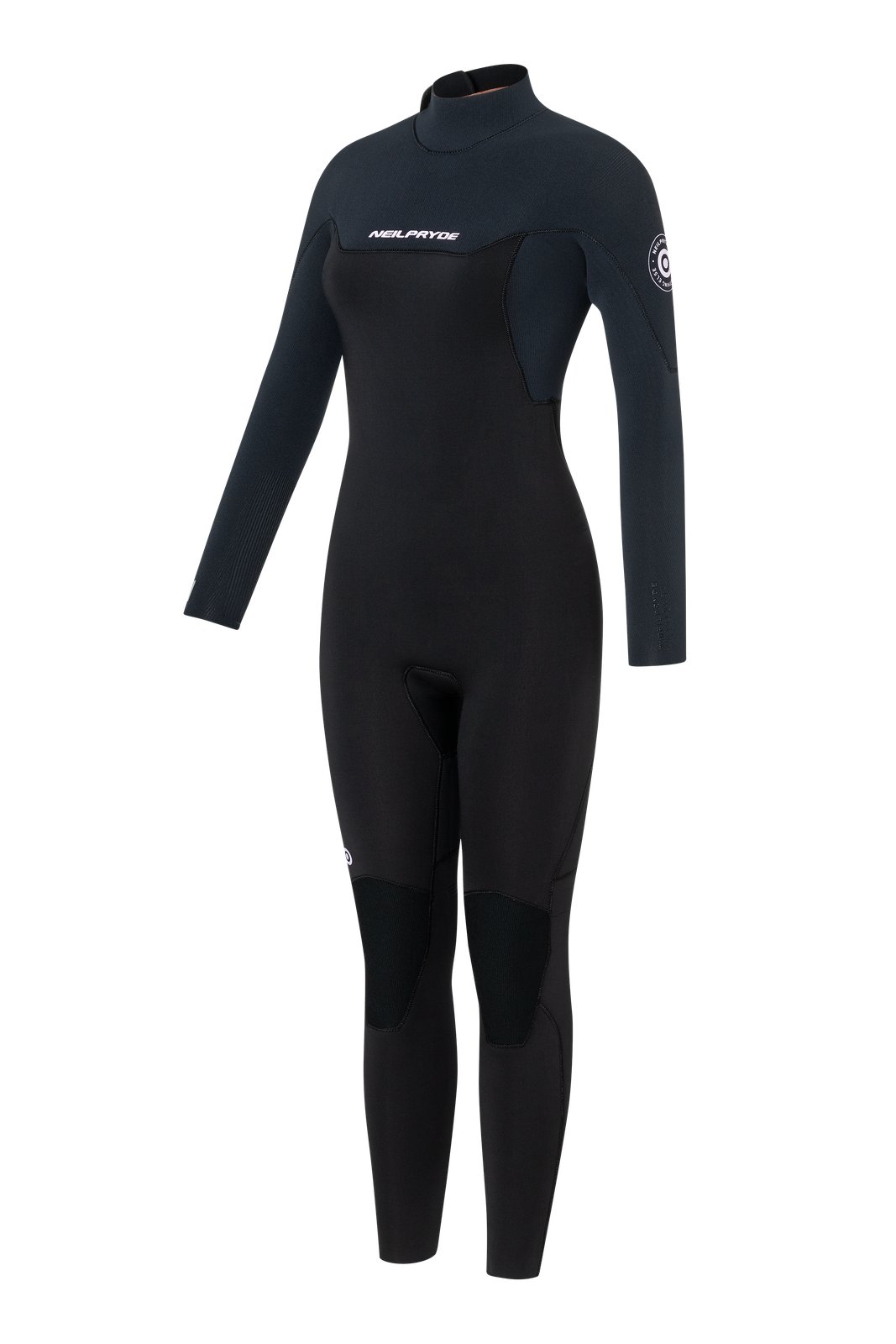 NeilPryde Serene 5/4 GBS hátul cipzáras női szörfruha fekete színben