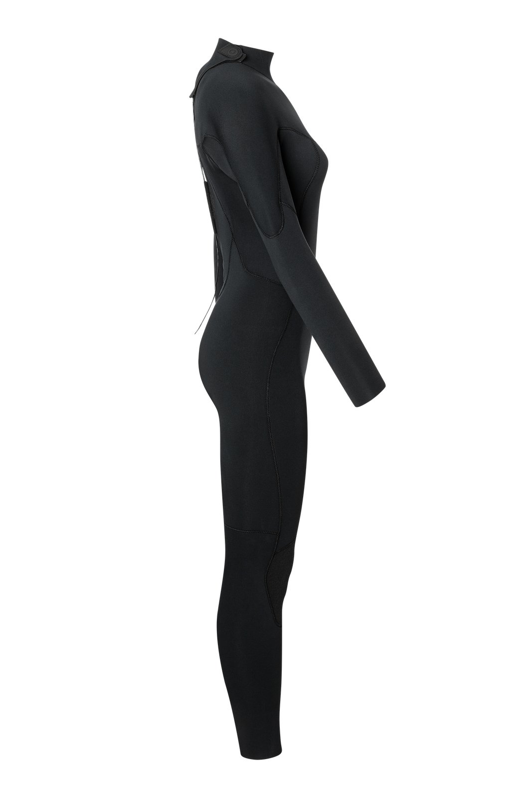 NeilPryde Spark 5/4 BZ 2025 női neoprén ruha oldalnézetben, fekete színben