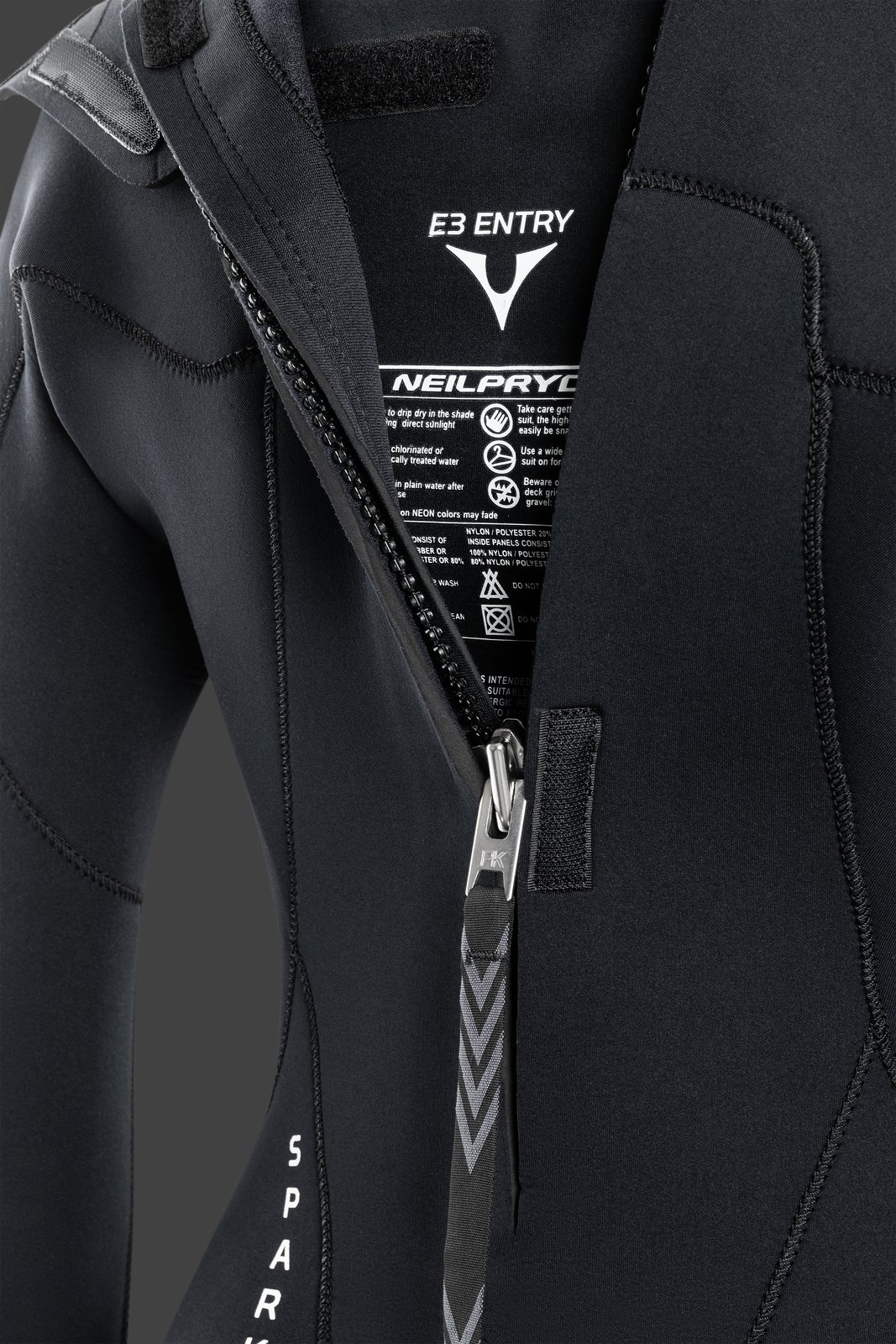 NeilPryde Spark 5/4 női szörfruha hátul cipzáras E3 Entry megoldással
