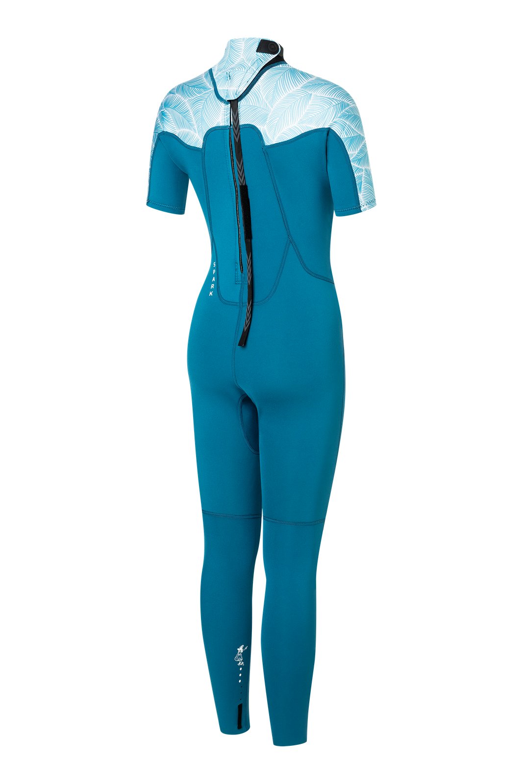 NeilPryde Spark 3/2 Steamer női neoprén ruha hátulról, cipzáras kialakítással