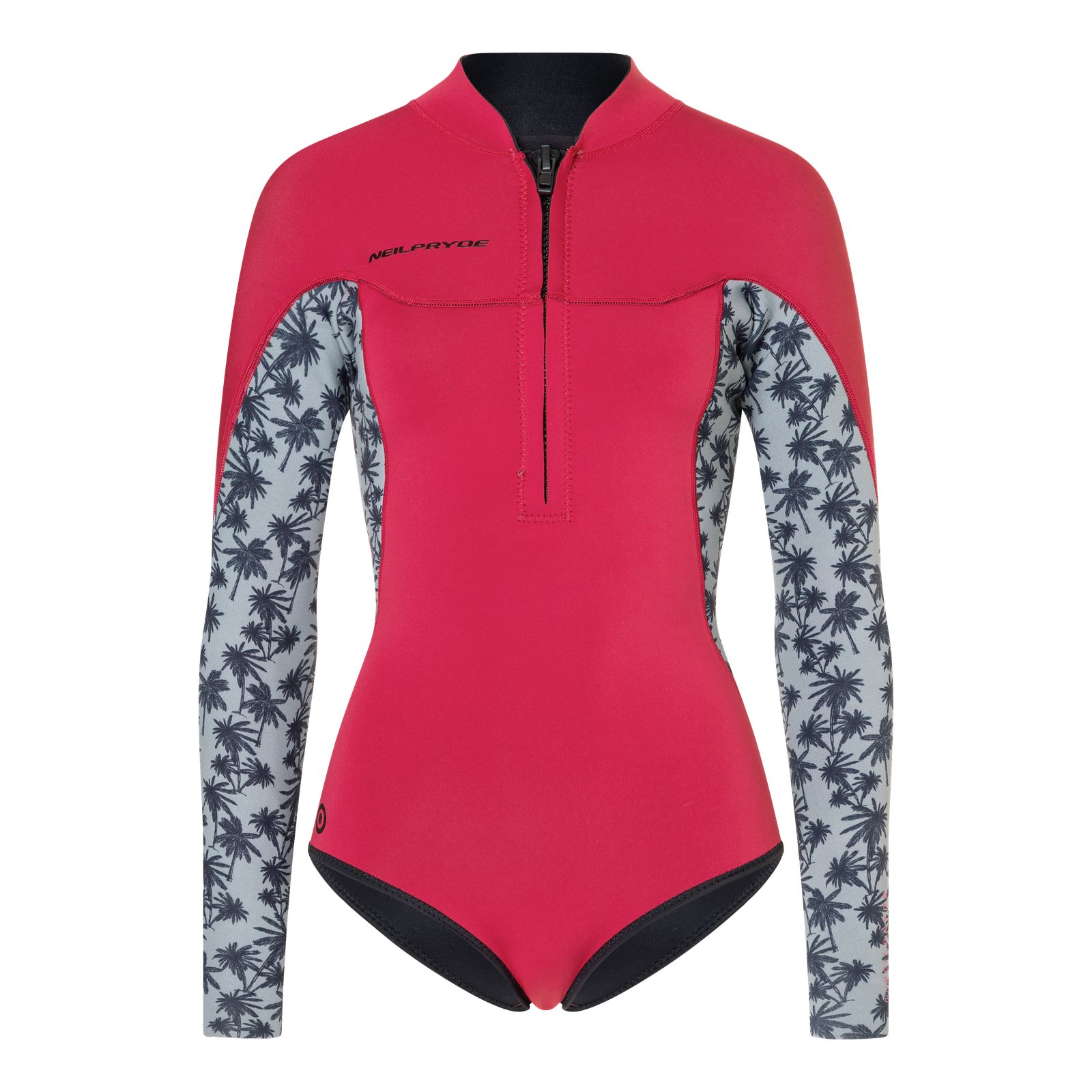 NeilPryde Vamp 2/2 bikini szabású, hosszú ujjú női neoprén szörfruha elöl cipzáros kialakítással