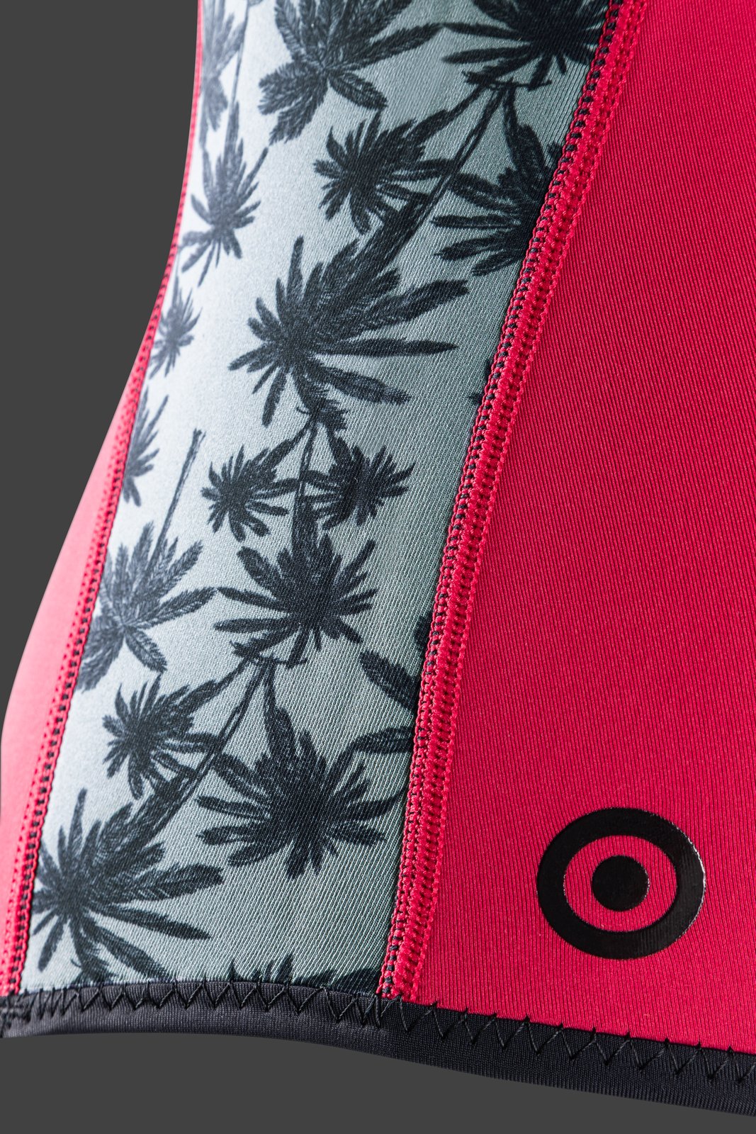 Vamp 2/2 Bikini Cut L/S FZ 2026 női neoprén felső részletgazdag mintás betéttel és technikai varrással