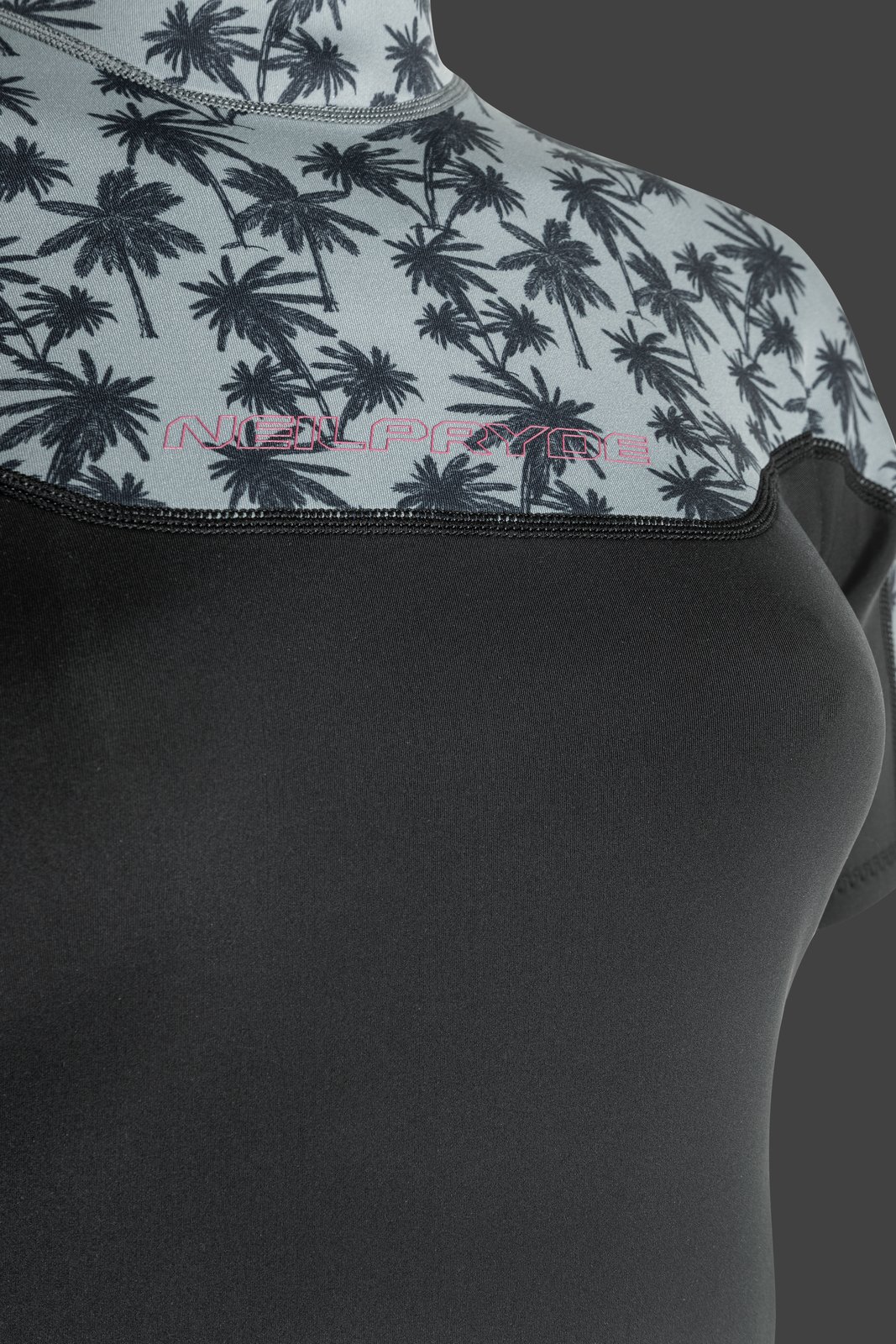 NeilPryde Vamp 2/2 Shorty női neoprén rövid ujjú felsőrész pálmafás mintával