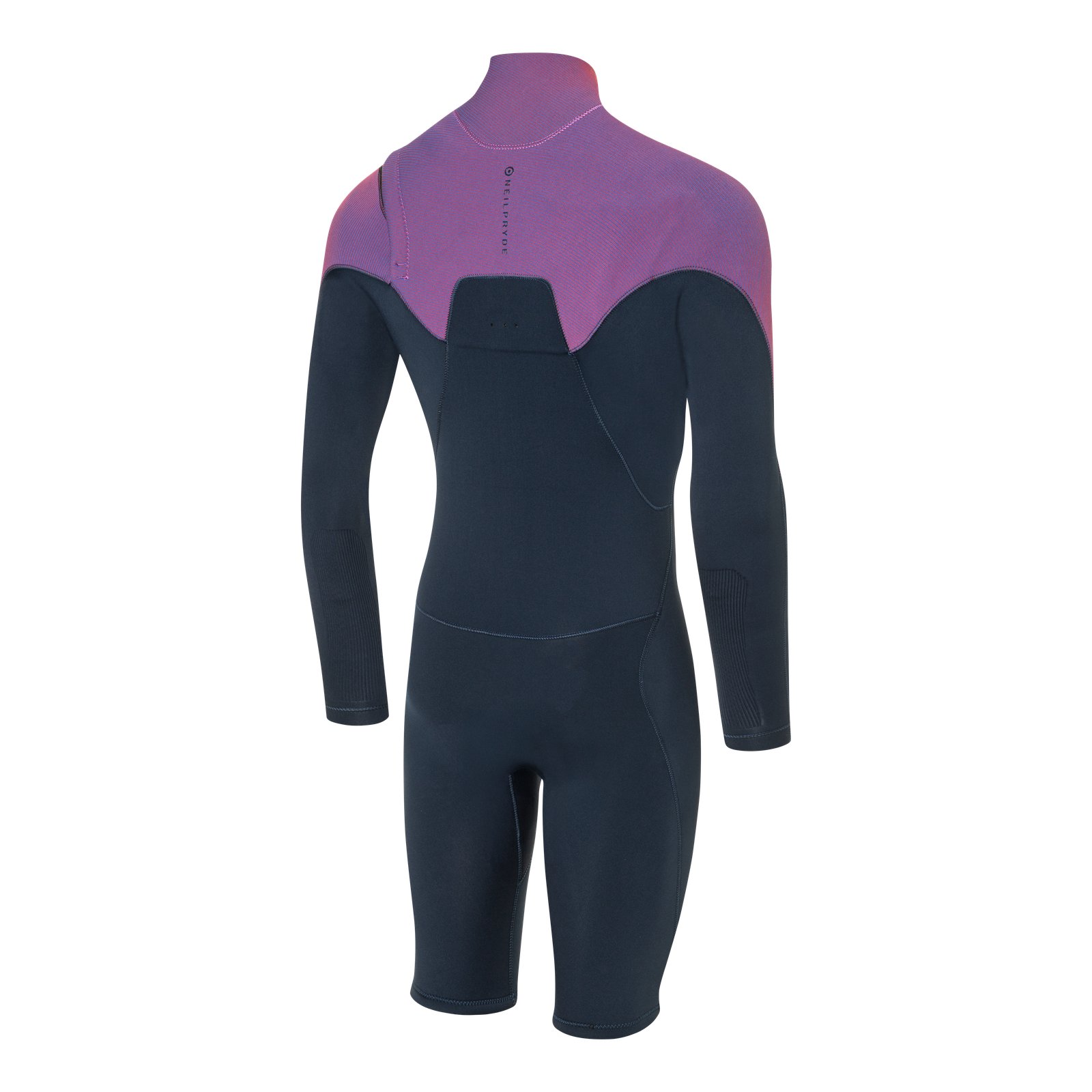 NeilPryde Wizard Prism 3/2 hosszú ujjú rövid szárú neoprén ruha hátulról