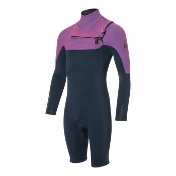 NeilPryde Wizard Prism 3/2 mm-es hosszú ujjú, rövid szárú neoprén ruha mellkasi cipzáras kialakítással