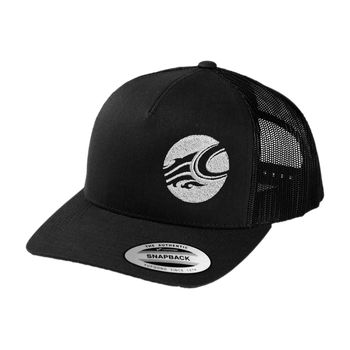 Fekete Cabrinha logós baseball sapka hálós hátsó résszel és állítható mérettel