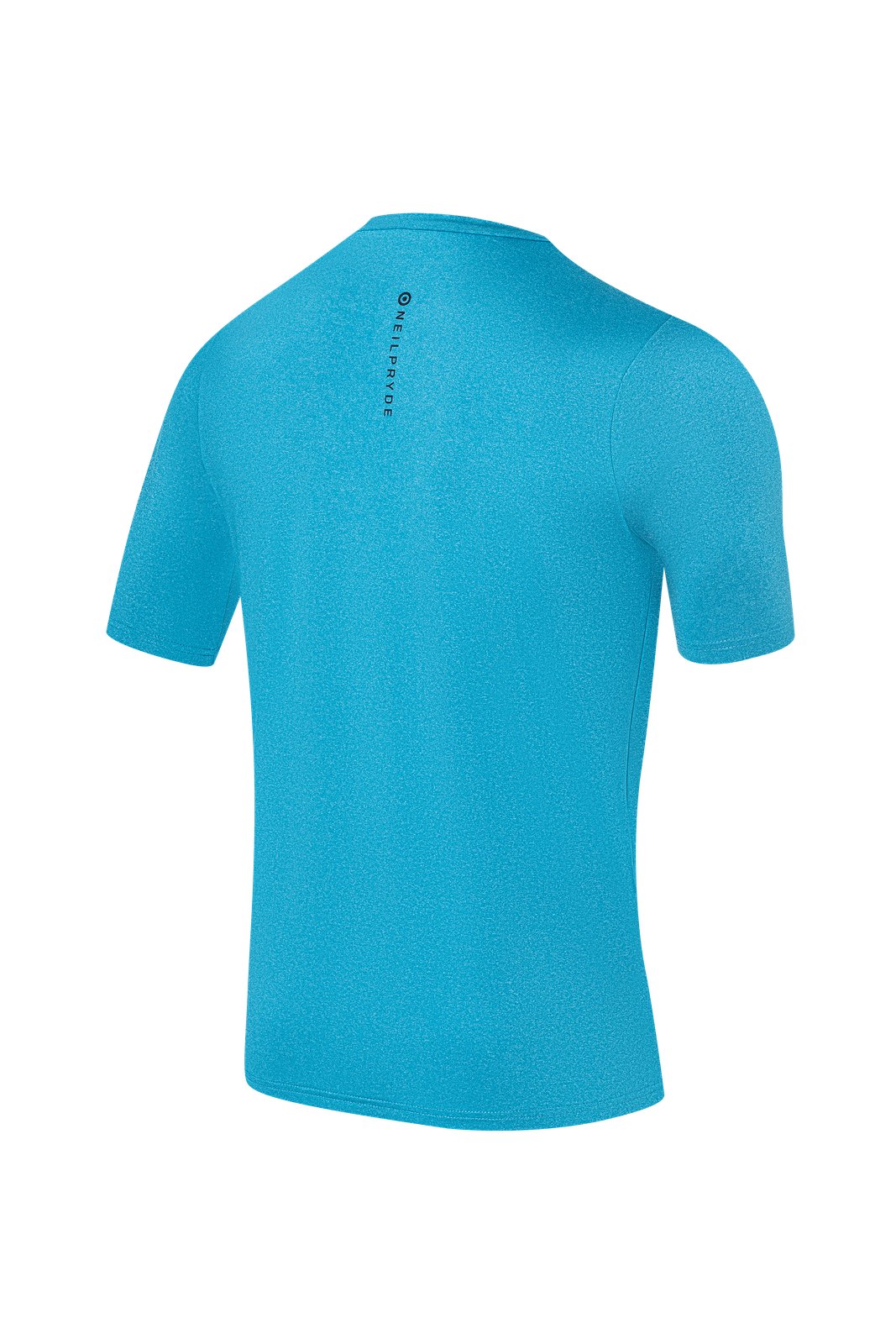 világoskék NeilPryde Nano Tee S/S 2026 rövid ujjú technikai póló hátnézetből, Aqua silk anyagból uv védelemmel