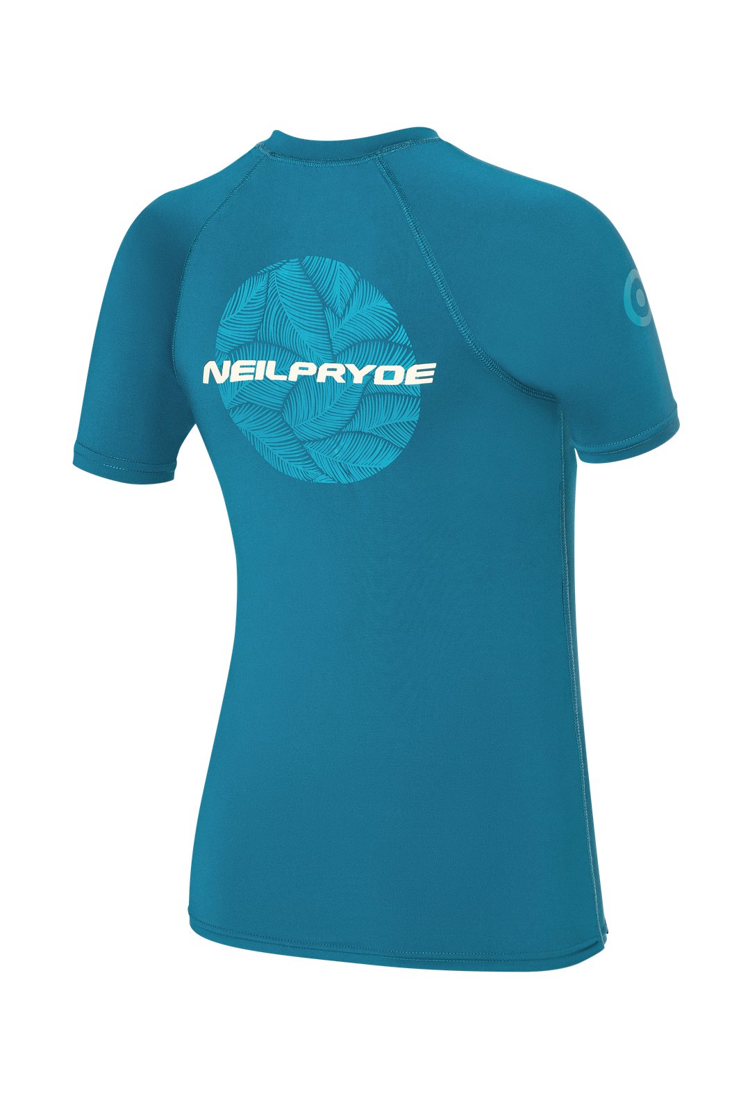NeilPryde Spark rövid ujjú UV-szűrős rashguard póló hátulról