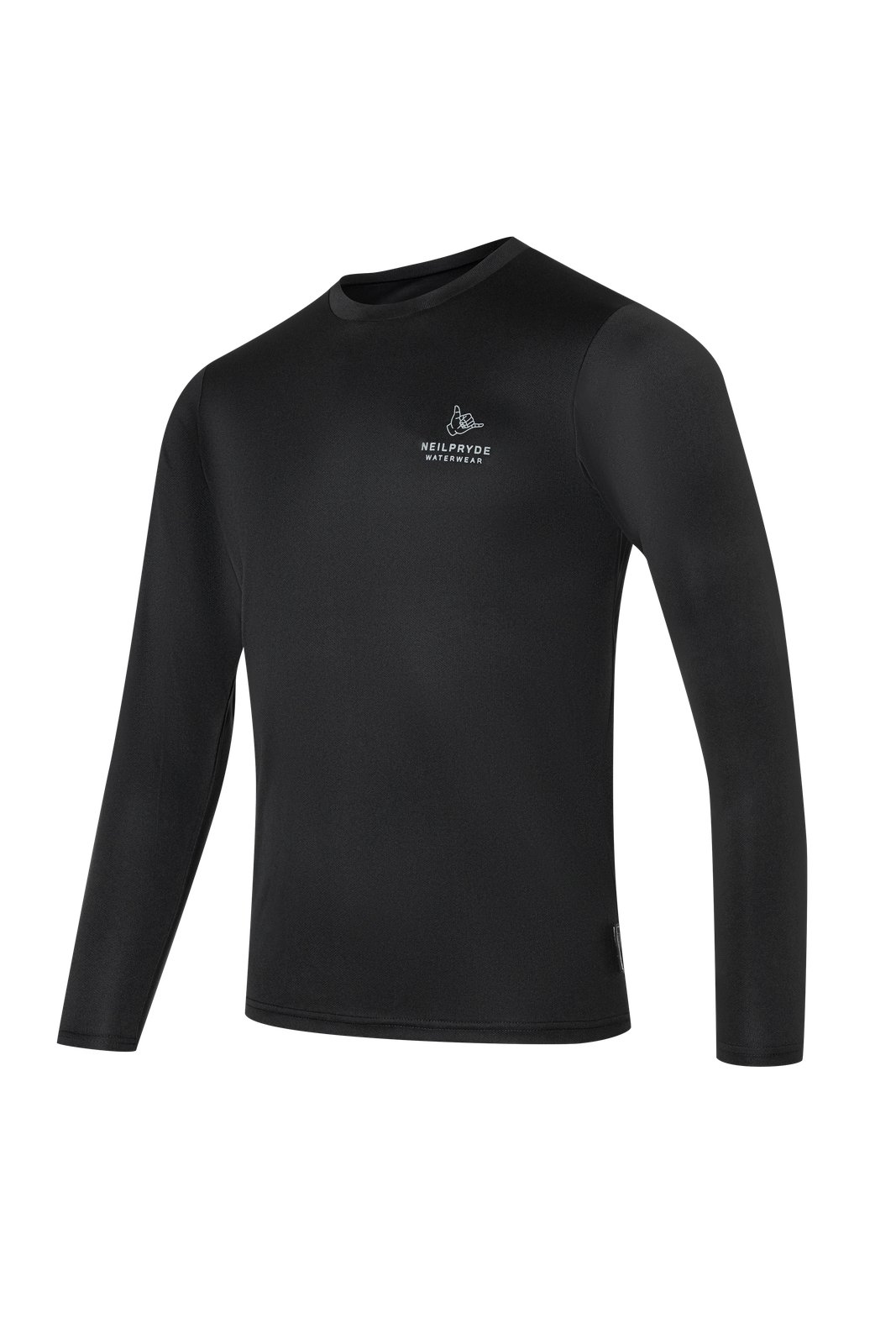 NeilPryde Water Tee L/S 2026 hosszú ujjú fekete szabadidős és vízisport technikai felső Aqua silk anyagból