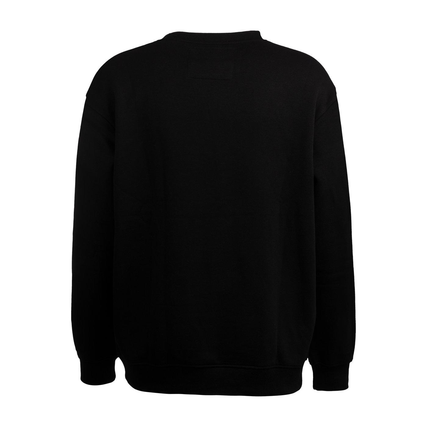 NP WS Sweater 2026 fekete, egyszinű férfi pulóver hátulnézetből