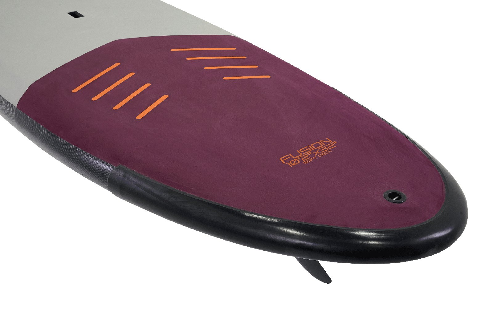 Fusion 2025 SUP deszka bordó színű tail padje és uszonyrögzítése