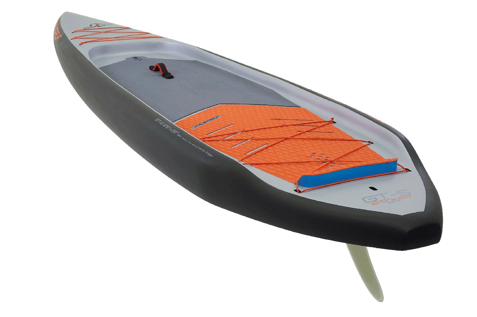 GT-S 2025 túra SUP deszka narancssárga csúszásgátló felülettel és nagyméretű rögzítő gumikötelekkel
