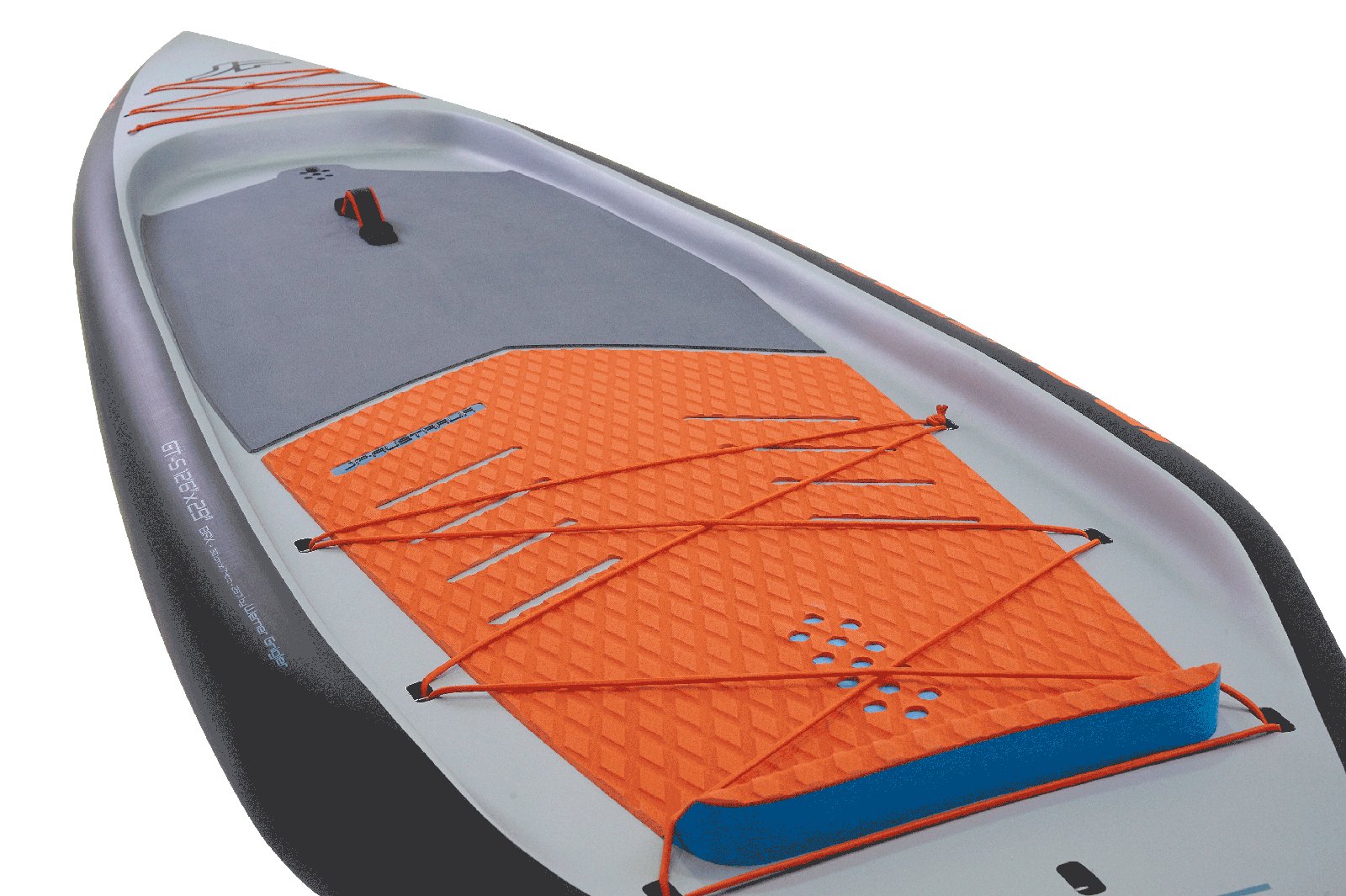 GT-S 2025 touring SUP deszka narancssarga csomagrogzito gumikotelekkel es melyitett deck kialakitassal