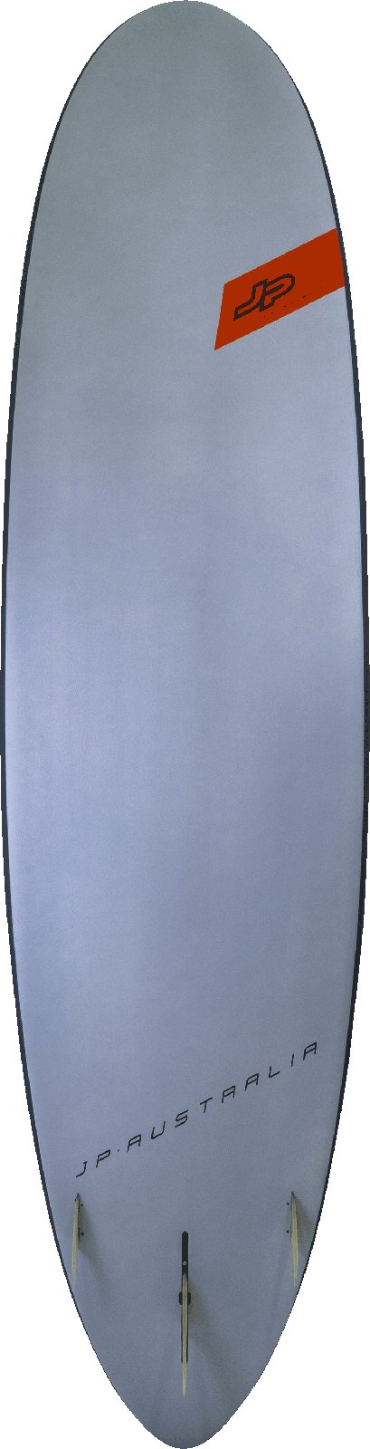 JP Australia Longboard 2025 surfdeszka háromuszonyos kialakítással és szürke designnal