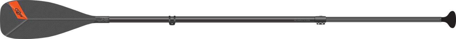 háromrészes karbon-üvegszálas SUP evező matt nyéllel és merevített Y-tollal