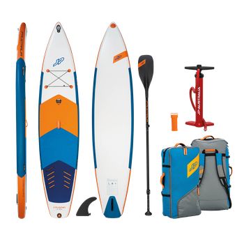 JP Australia Cruis Air LE 3DS 12.6 felfujhato SUP deszka karbon-uvegszalas evezovel, pumpaval es hatizsakkal