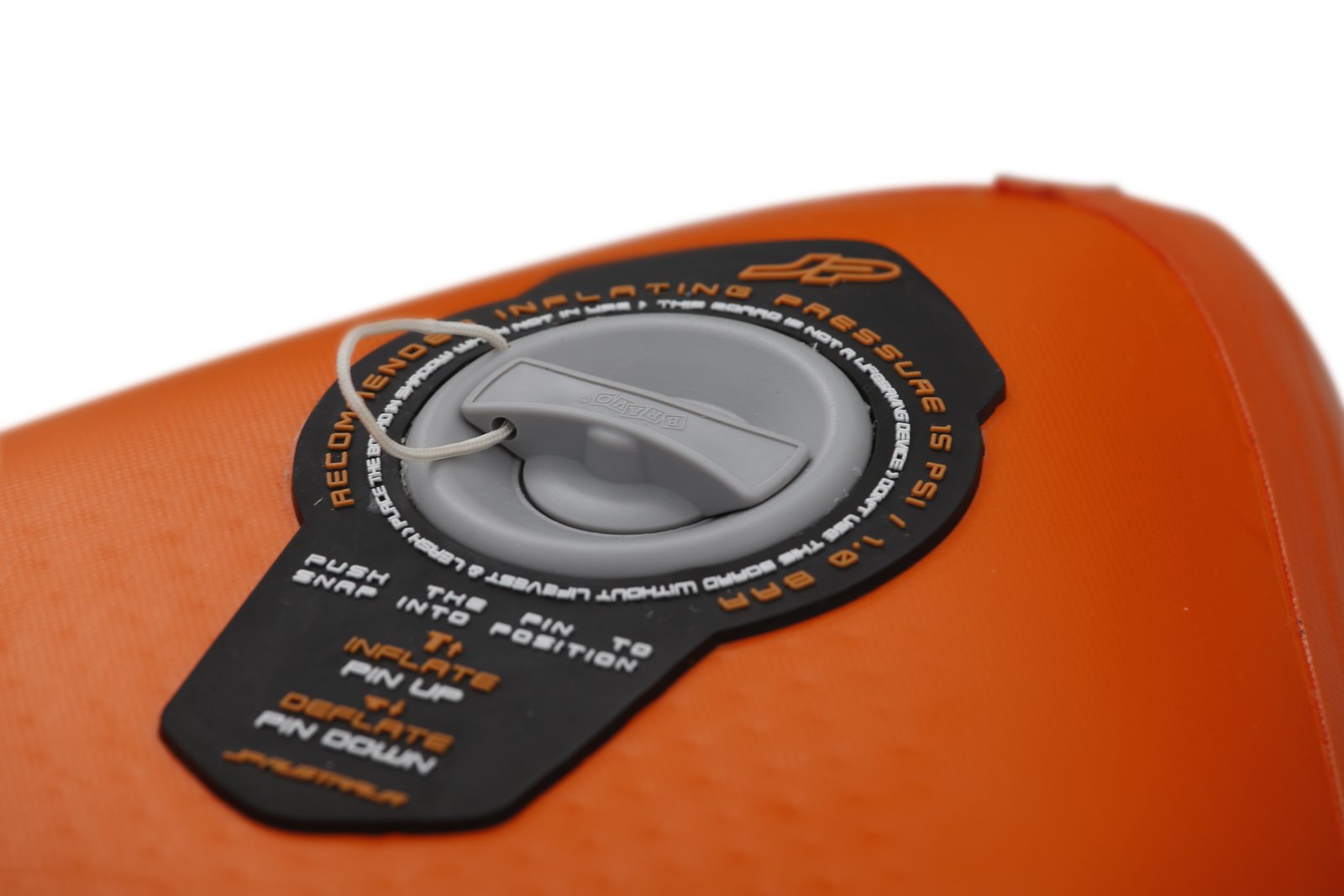 JP Australia AllroundAir SE 3DS 2025 SUP deszka felfújható szelepe részletes nézetben