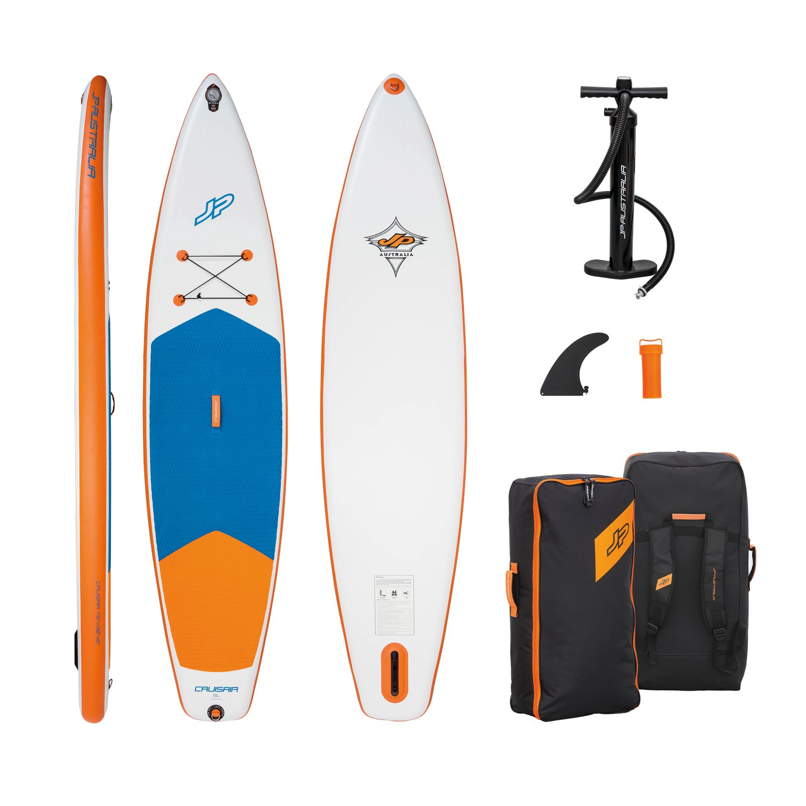 JP-Australia CruisAir SL 2025 felfújható túra SUP deszka szett tartozékokkal