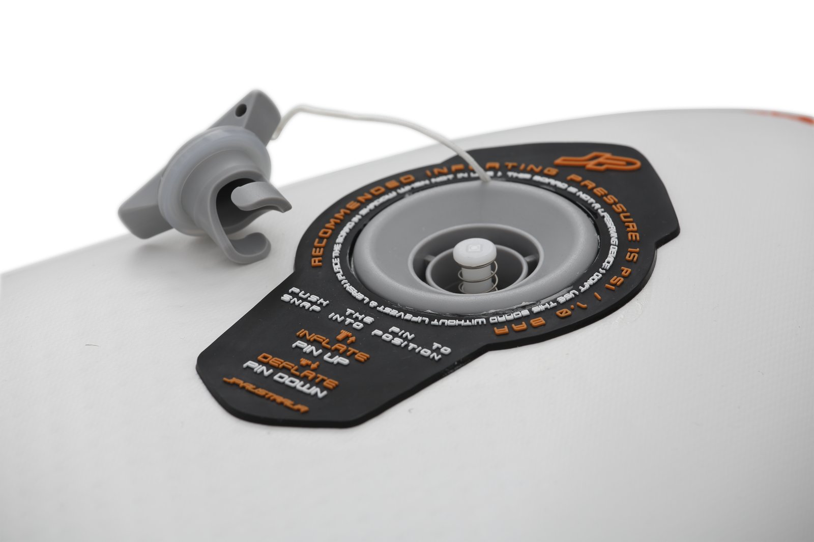 JP Australia CruisAir SL 2025 felfújható SUP deszka szelepe és kupakja