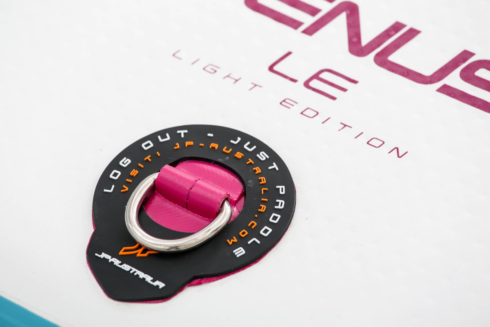 JP-Australia Venus 5 LE 2025 felfújható SUP deszka rögzítő D-gyűrű részlete