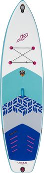 JP Australia Venus 5 LE 2025 allround felfújható női SUP deszka világoskék és fehér mintázattal