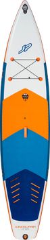 JP-Australia WindsupAir LE 3DS 2025 felfújható windsurf és SUP deszka narancssárga és kék színösszeállításban
