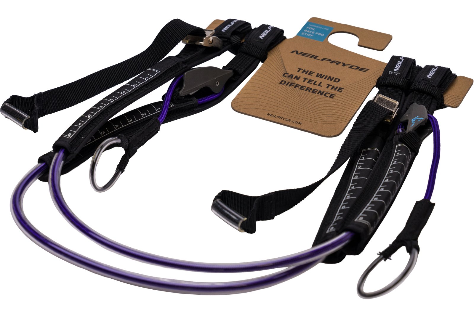 NeilPryde Foil Race HL Pro S 2026 állítható trapízkötél gyorsrögzítő csattal és Clampcleat precíziós állítási lehetőséggel