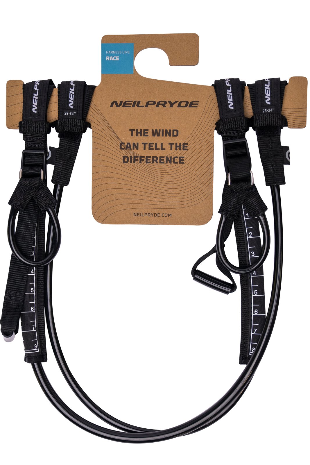 NeilPryde Race HL 2026 állítható szörnyköltő trapézkötél, amely egykezes állítási lehetőséggel és merevített fogantyúval rendelkezik