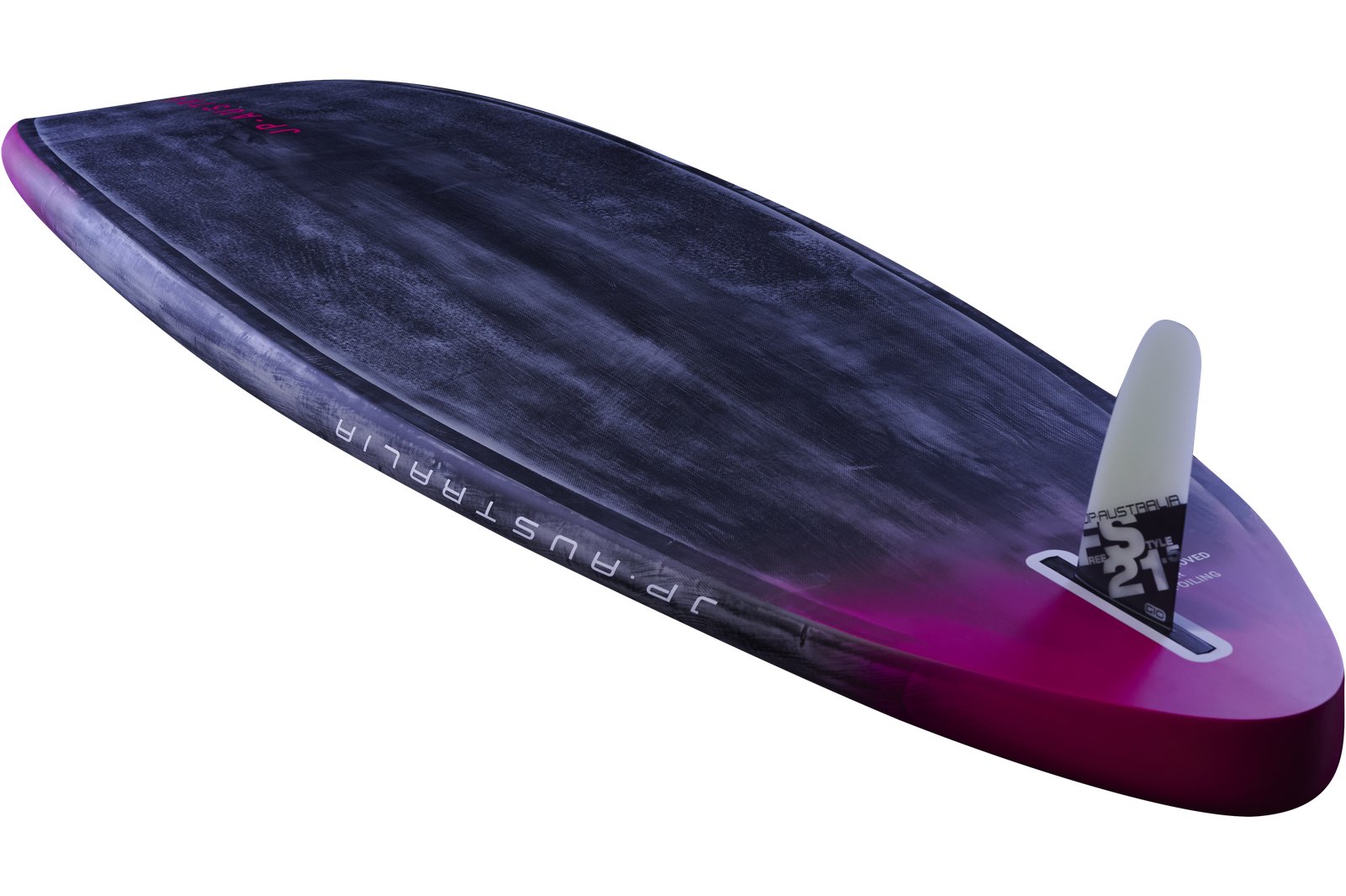 JP-Australia Freestyle 2025 windsurfing deszka sötét tónusú grafikával és S-TEC technológiával